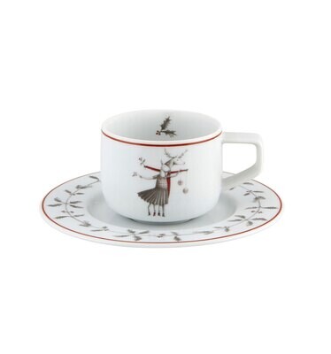 Vista Alegre Noel Coffee Cup &amp; Saucer To Fly, MPN: 21126639,