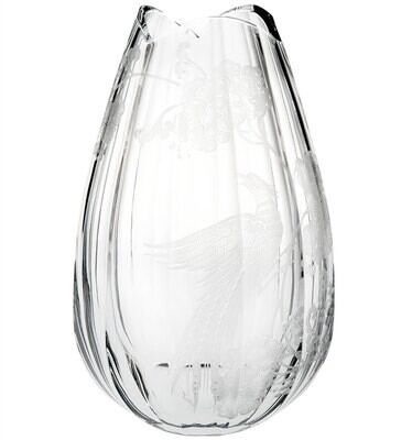 Vista Alegre Blue Bird Vase Engraved 48000690, MPN: 48000690, 0