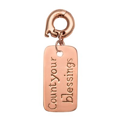 Nikki Lissoni Count Your Blessings Charm Rose Gold-Plated 20mm D1136RGM, MPN: D1136RGM, 87188192392…