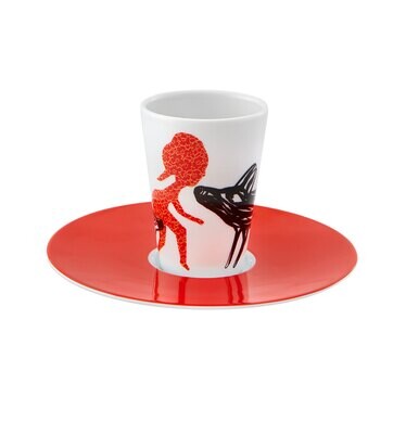Vista Alegre Escape Goat Espresso Cup And Saucer Xviii 21137613, MPN: 21137613, 5605414073128