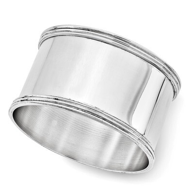 Single Round Napkin Ring Sterling Silver GL4569, MPN: GL4569, 15227450156