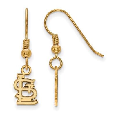 Saint Louis Cardinals x-Small Dangle Earring Wire Gold-plated Silver GP048CRD, MPN: GP048CRD, 88677…