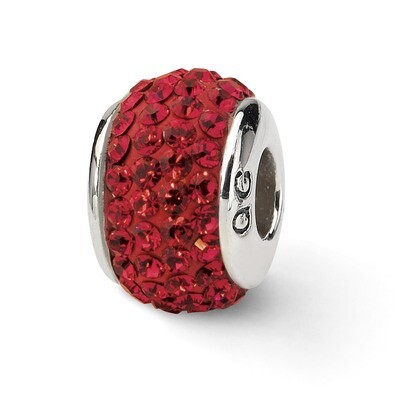 Scarlet Full Swarovski Crystal Bead Sterling Silver QRS1998, MPN: QRS1998, 883957514871