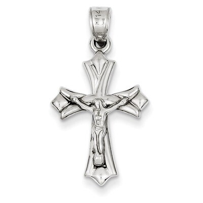 Reversible Crucifix /Cross Pendant 14k White Gold D3251, MPN: D3251, 883957899565