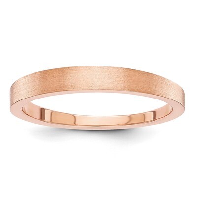 3mm Satin Tapered Band 14k Rose Gold STK15, MPN: STK15, 886774403212