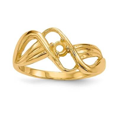 1-Stone Mothers Ring Mounting 14k Polished Gold XMR12/1-7, MPN: XMR12-1, 883957485904