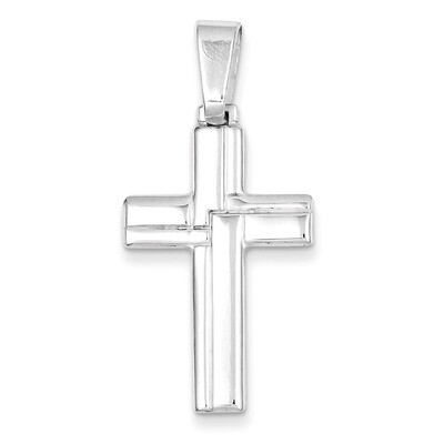Cross Pendant Sterling Silver Polished QC7299, MPN: QC7299, 883957559087