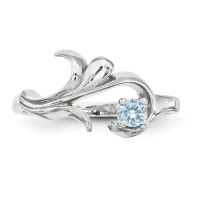 14K White Gold 3mm Genuine Ring Family &amp; Mother XMR4/1WGY, MPN: XMR4_1W, 191101538766
