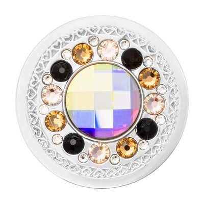 Nikki Lissoni Surrounded By Hearts Blingtastic Silver-Plated 33mm Coin C1575SM, MPN: C1575SM, 87190…