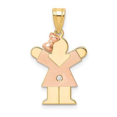 A Diamond Kid Pendant 14k Two-tone Gold XK500A, MPN: XK500A, 883957234724