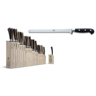 Berti Insieme Ham Proscuitto Slicer Knife Black Lucite Handle 9860