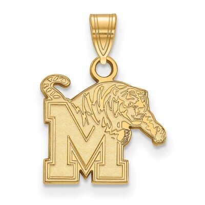 University of Memphis Small Pendant Gold-plated Silver GP002UMP, MPN: GP002UMP, 886774894072