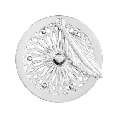 Nikki Lissoni Dreamcatcher Dangle Silver-Plated 23mm Coin C1406SS, MPN: C1406SS, 8718627469576