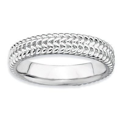 Ring - Sterling Silver Rhodium-plated QSK307, MPN: QSK307, 883957120928