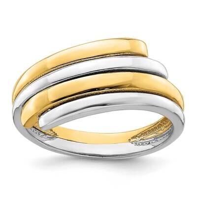 Crossover Band 14k Two-tone Gold R896, MPN: R896, 196904044384