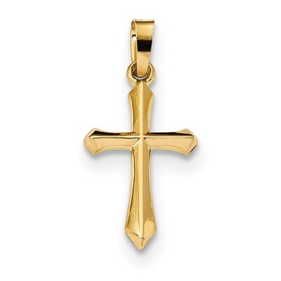 Cross Pendant 14k Gold Polished XR1610, MPN: XR1610, 883957923734