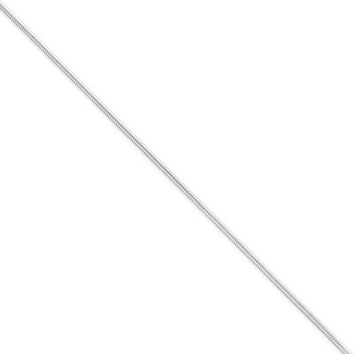16 Inch 1.5mm Round Snake Chain Sterling Silver QSNL045-16, MPN: QSNL045-16, 883957257631