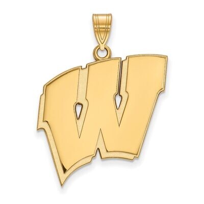 University of Wisconsin x-Large Pendant 14k Yellow Gold 4Y005UWI, MPN: 4Y005UWI, 886774864747