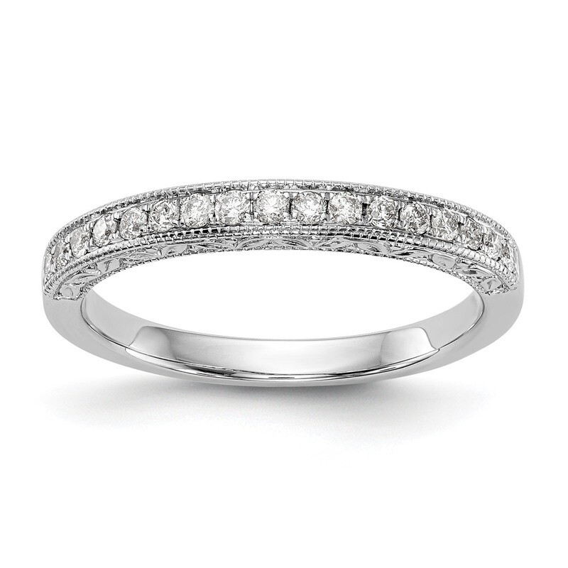 Diamond Wedding Band 14k White Gold RM2118B-025-WAA, MPN: RM2118B-025-WAA, 883957795348