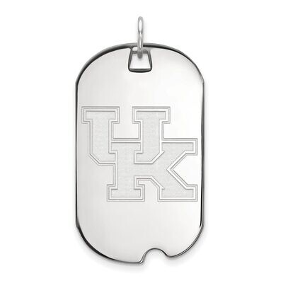 University of Kentucky Large Dog Tag 10k White Gold 1W028UK, MPN: 1W028UK, 886774785325