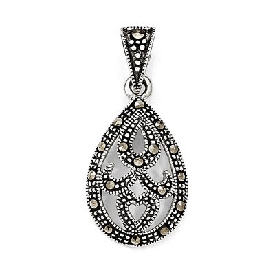 Marcasite Pendant Sterling Silver QP3948
