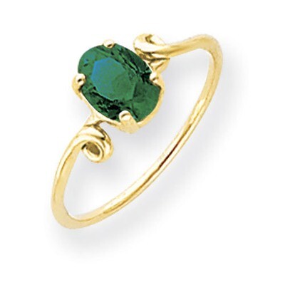 Mount Saint Helens Ring 14k Gold 7x5mm Oval Y4663MS, MPN: Y4663MS, 883957562841