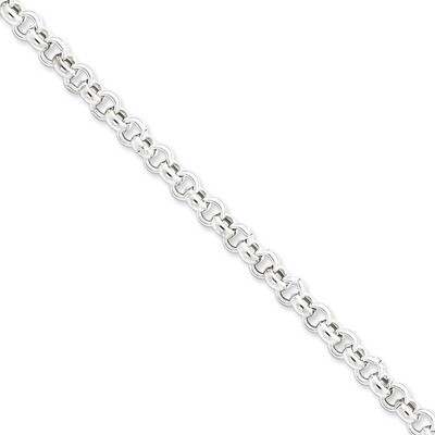 8 Inch 6.5mm Rolo Chain Sterling Silver QFC107-8, MPN: QFC107-8, 883957216133