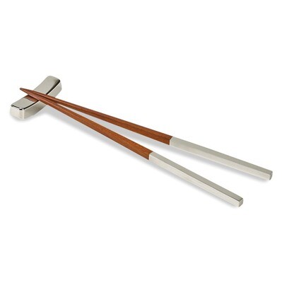 Pair Chopsticks with Rest Nickel-plated GM18692, MPN: GM18692, 47105031515