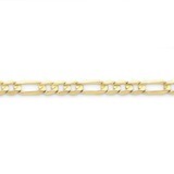 6.75mm Light Figaro Chain 20 Inch 10k Gold 10LF180-20, MPN: 10LF180-20, 886774420516