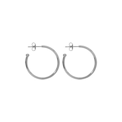 Nikki Lissoni Silver-Plated Earrings 20mm EA1001S, MPN: EA1001S, 8718627464861
