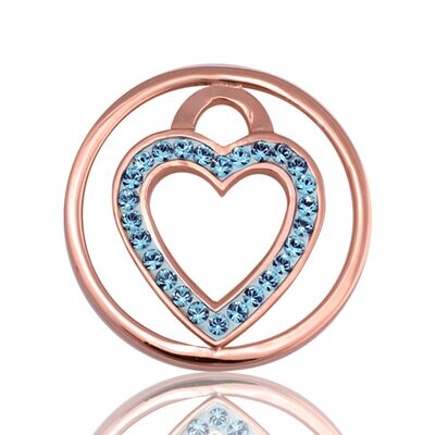 Nikki Lissoni Love Keeper Rose Gold Plated 23mm Coin C1039RGS04, MPN: C1039RGS04, 8718627461150