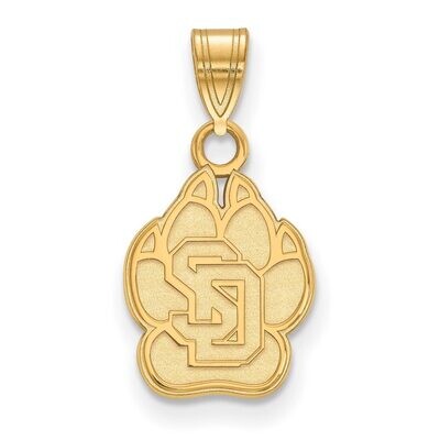 University of South Dakota Small Pendant 14k Yellow Gold 4Y001USD, MPN: 4Y001USD, 886774857510
