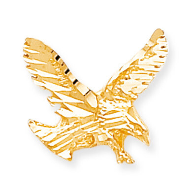 Solid Diamond-cut Eagle Charm 10k Gold 10C627, MPN: 10C627, 883957392813