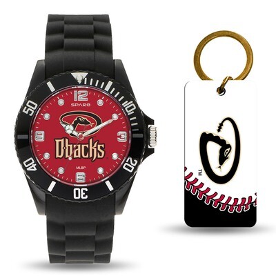 Arizona Diamondbacks Watch &amp; Key Ring Gift Set GC4970, MPN: GC4970, 94746924935