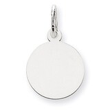 Round Disc Charm 14k White Gold XWM593/27, MPN: XWM593/27, 883957977041