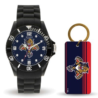 NHL Florida Panthers Watch &amp; Key Ring Gift Set GC5011