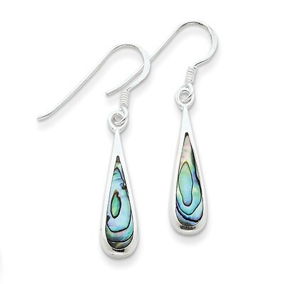 Abalone Dangle Earring Sterling Silver QE2621, MPN: QE2621, 883957924106