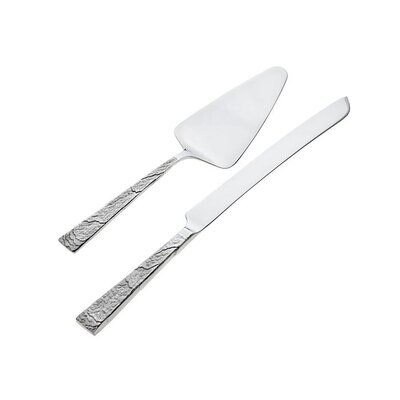 Ricci Slate 2 Piece Cake Set 18/10 Stainless Steel 15016, MPN: 15016,