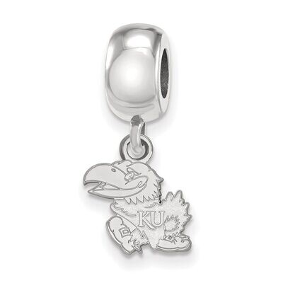 University of Kansas Bead Charm Extra Small Dangle Sterling Silver SS031UKS, MPN: SS031UKS, 8867747…