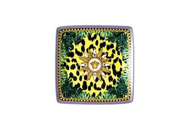 Versace Jungle Animalier Canape Dish 4 3/4 Inch Square, MPN: 11940-403713-15253, 790955149571