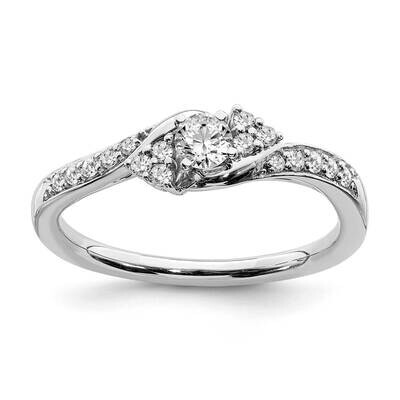 Diamond Engagement Ring 10k White Gold RM6379E-030-0WAA, MPN: RM6379E-030-0WAA, 191101399374