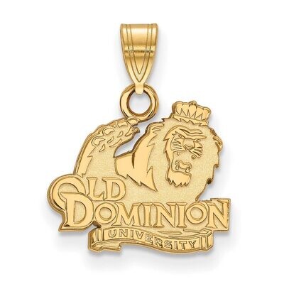 Old Dominion University Small Pendant Gold-plated Silver GP002ODU, MPN: GP002ODU, 886774893143