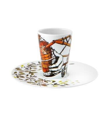 Vista Alegre Escape Goat Espresso Cup And Saucer Xii 21137607, MPN: 21137607, 5605414073067