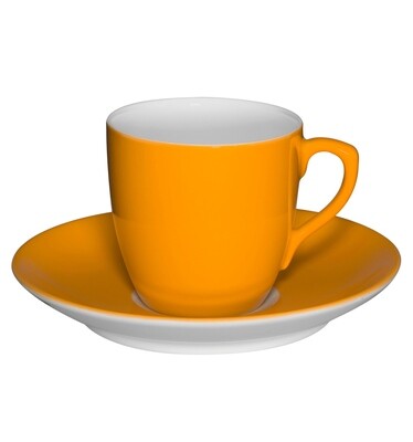 Vista Alegre Colours Coffee Cup &amp; Saucer Light Orange, MPN: PF031216,