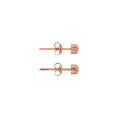 Nikki Lissoni Rose Gold-Plated Stud Earrings EA2000RG, MPN: EA2000RG, 8718627465981