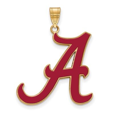 University of Alabama x-Large Enamel Pendant Gold-plated Silver GP089UAL, MPN: GP089UAL, 8867749564…