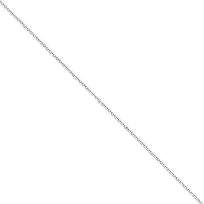 1.8mm Diamond-cut Cable Chain 18 Inch 14k White Gold PEN198-18, MPN: PEN198-18, 886774422114