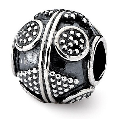 Artisan Bead - Sterling Silver QRS1831, MPN: QRS1831, 883957310343
