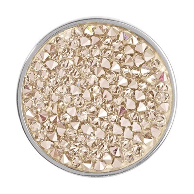 Nikki Lissoni White Rock Crystal Silver-Plated 33mm Coin C1260SM, MPN: C1260SM, 8718627466322