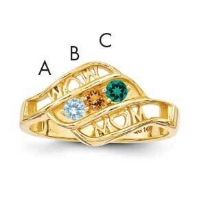 Family Jewelry Ring Mounting 14k Gold XMR66/3-7, MPN: XMR66_3--6, 191101539572